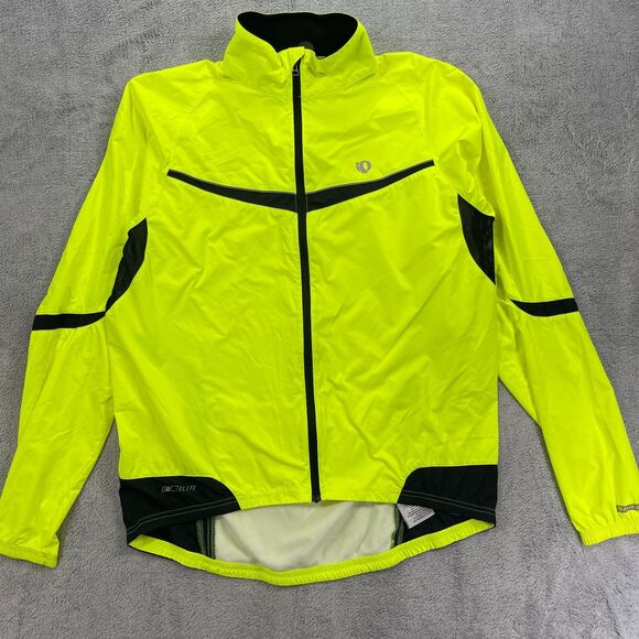 Pearl Izumi Elite Barrier Cycling 2 Piece Suit Men L/M Neon Yellow Pants Jacket - Picture 2 of 16